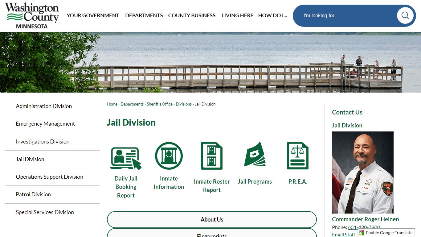 Jail Division | Washington County, MN - Official Website